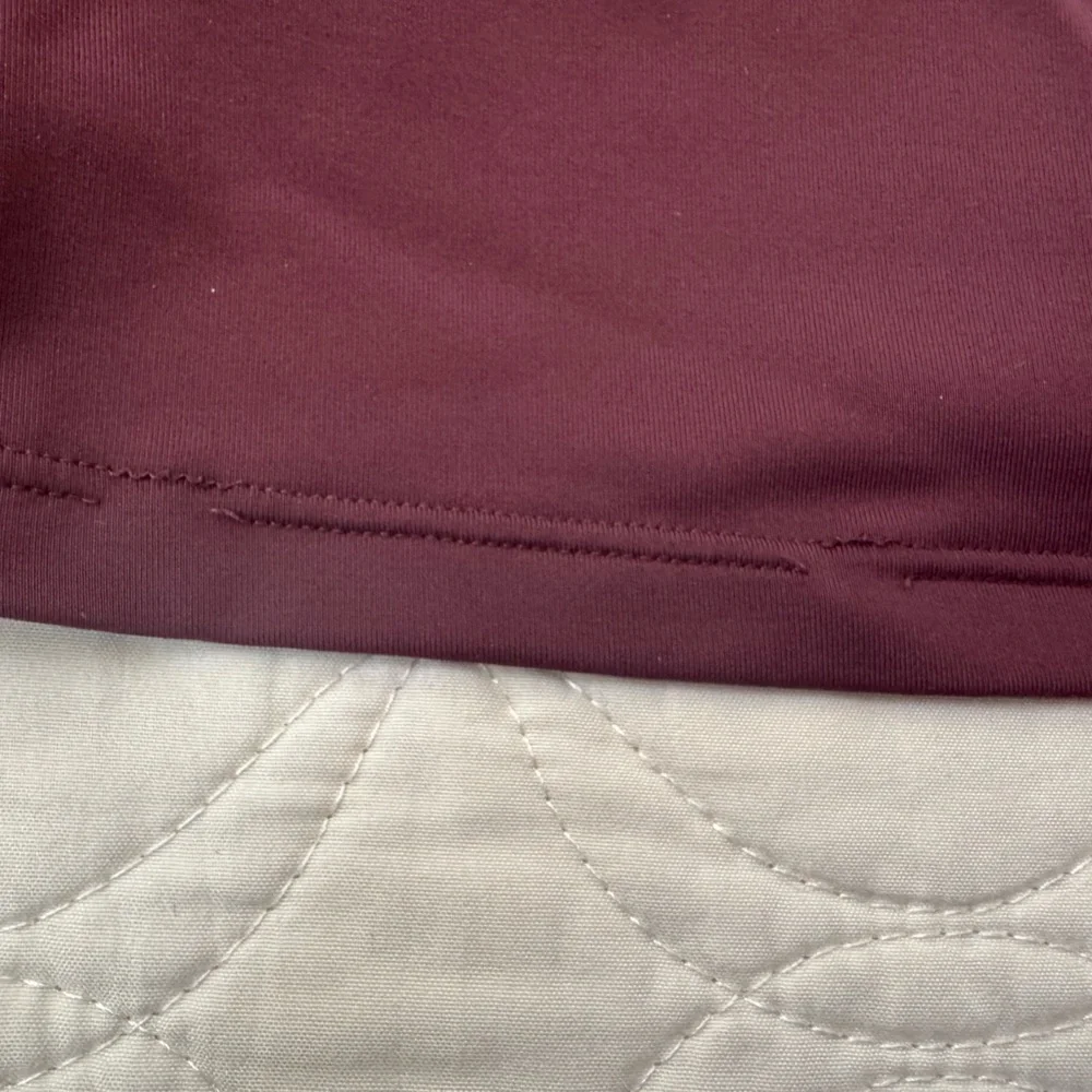 Athleta Maroon Criss-Cross Back Bra